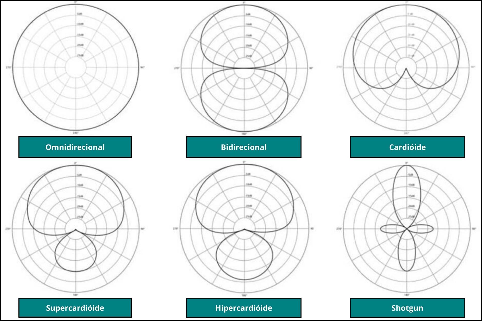 Padroes-Polares-de-Microfones_-Omnidirecional-Figura-8-Bi-Direcional-Cardioide-Super-Cardioide-Hiper-Cardioide-e-Shotgun.jpg